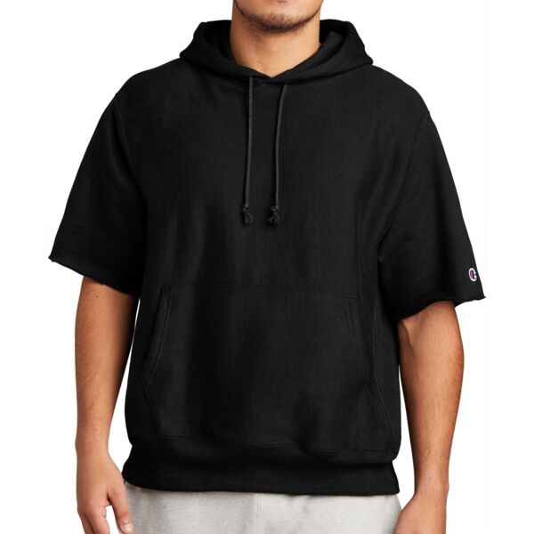 Reverse Weave ® Short Sleeve Hooded Sweatshirt Thumbnail